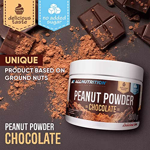 AllNutrition Burro Arachidi in Polvere Cioccolato 200g 50% Proteine