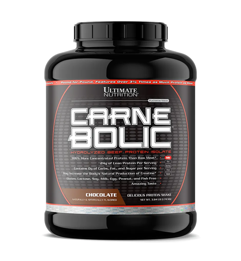 Ultimate Nutrition Carnebolic proteine manzo Vaniglia 4 lbs 24g