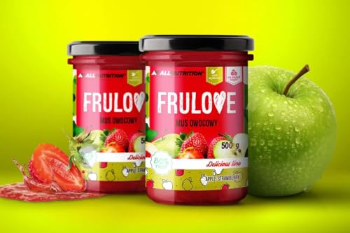 AllNutrition Frulove Marmellata Fragola Mela 500g Senza Zucchero
