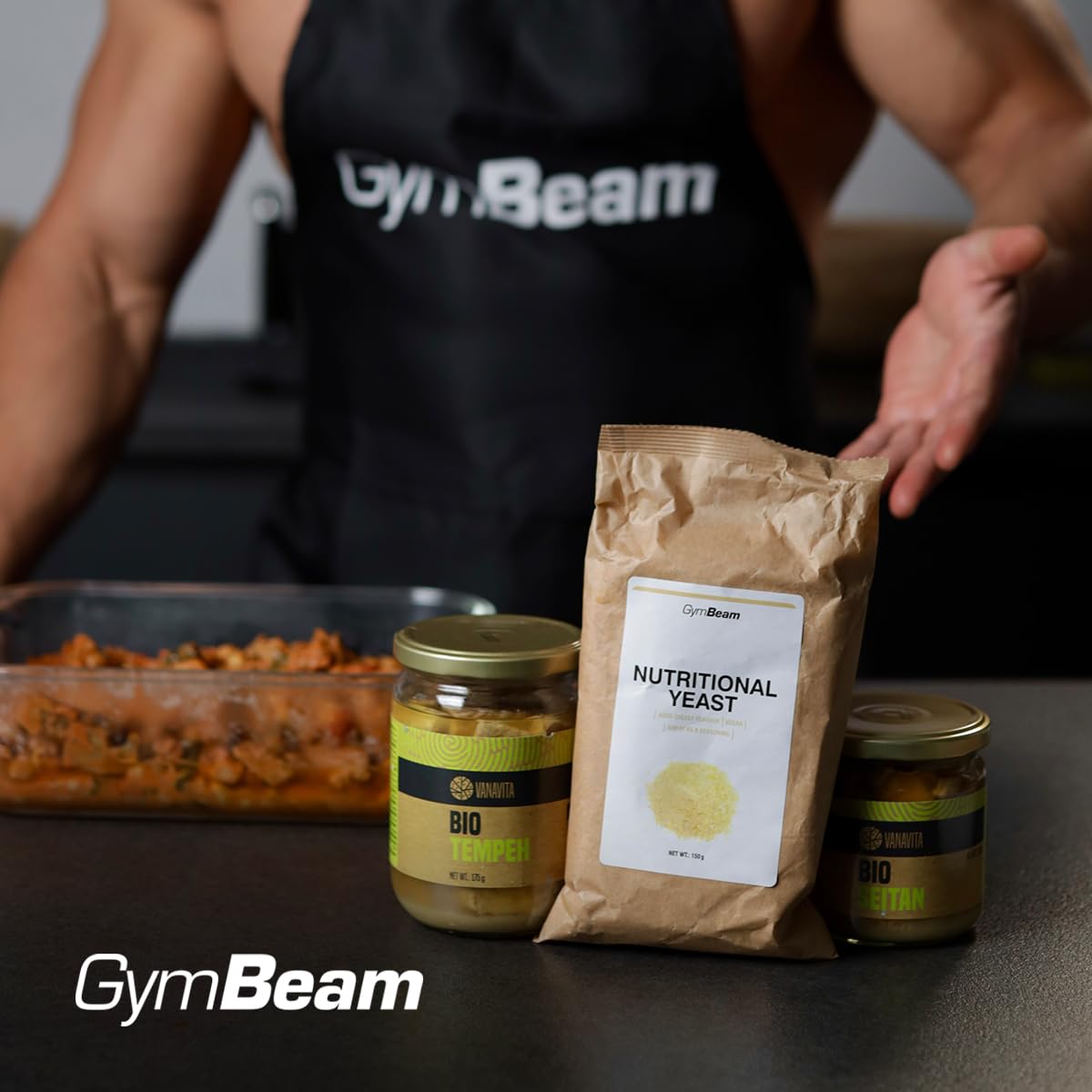 GymBeam Alimentazione Lievito Alimentare Condimento 150 g Parmigiano Vegano