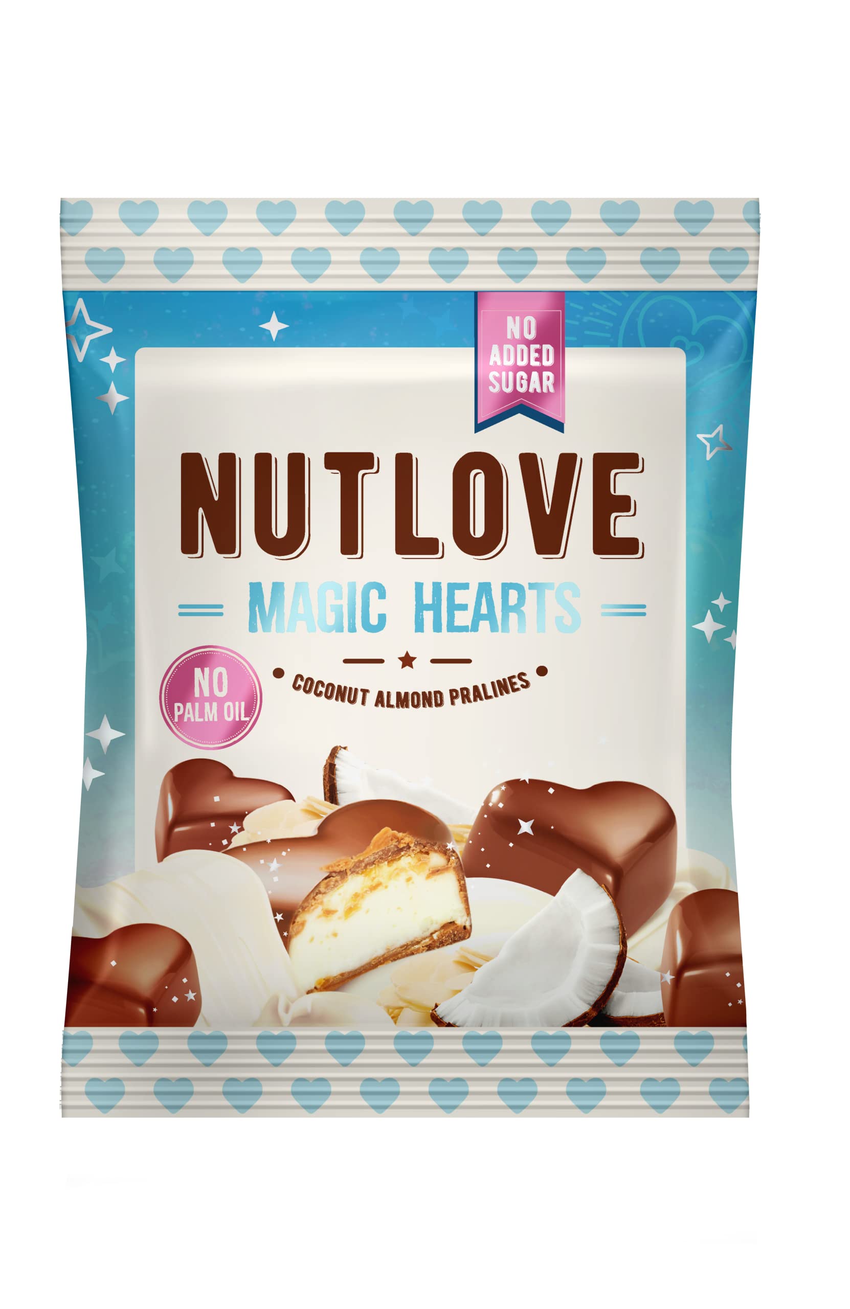 AllNutrition NUTLOVE Magic Hearts praline cioccolato 100g