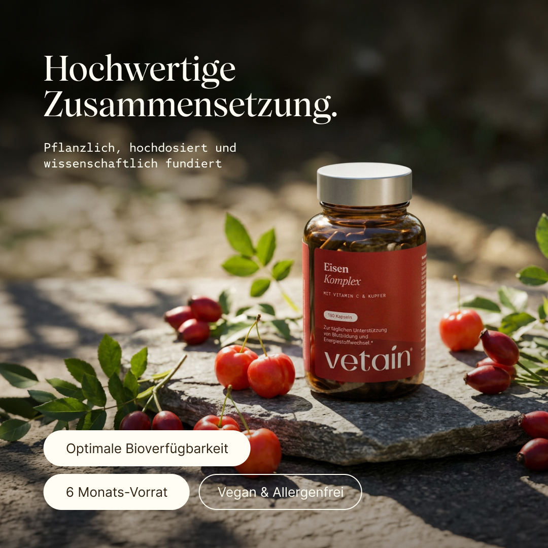 Vetain Eisenkomplex ferro 180 capsule vegan 20 mg