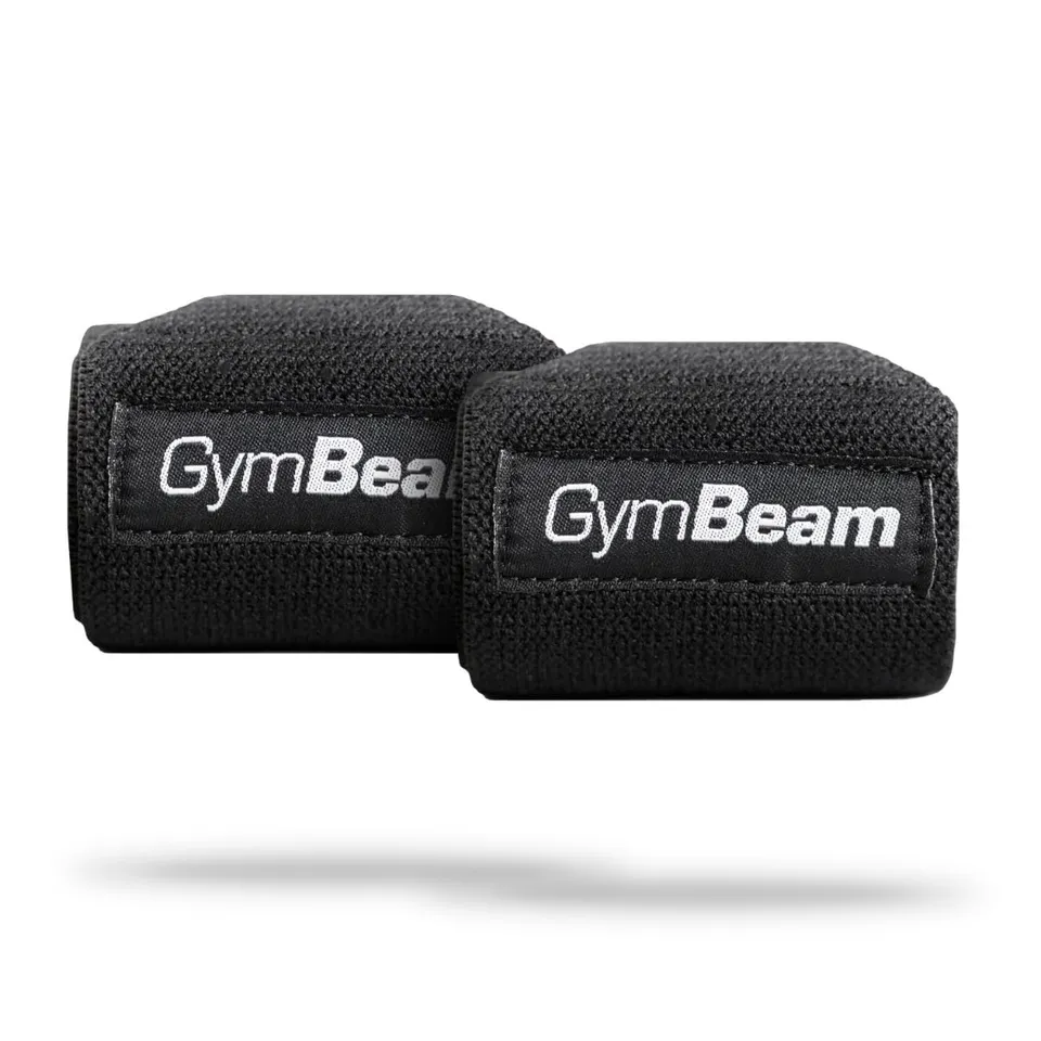 GymBeam Wrist Wrap Press Fasce Polsi Nero