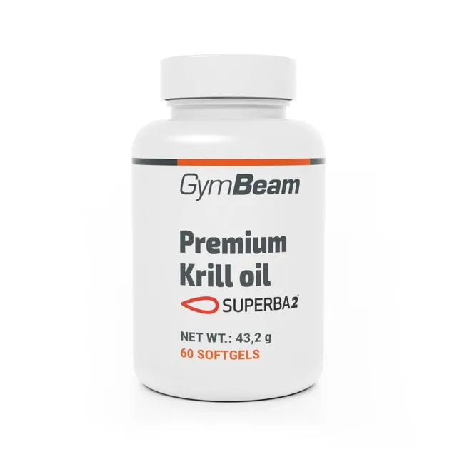 GymBeam Olio Krill Superba2 Omega 3 60 cps 1000 mg EPA DHA