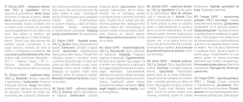 GymBeam Glicina Caps 3000 mg Capsule 120 cps Vegane Sonno