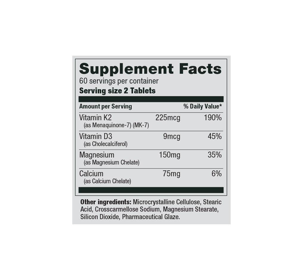 Ultimate Nutrition K2+D3 integratore ossa con calcio