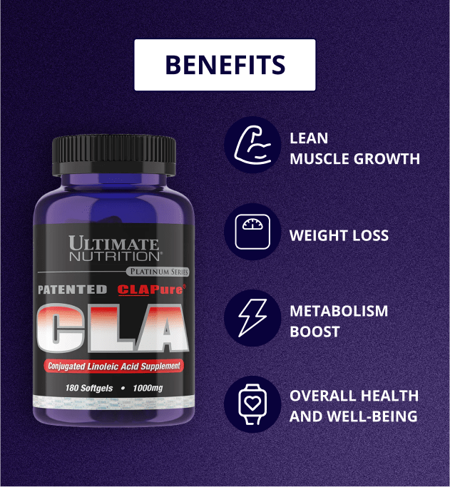 Ultimate Nutrition CLA Acido Linoleico 90 Capsule Massa