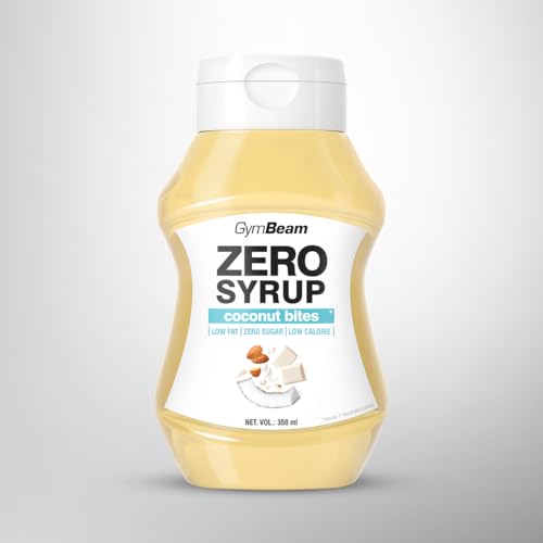 GymBeam Sciroppo ZERO Coconut Bites Topping 350 ml Zero Zuccheri