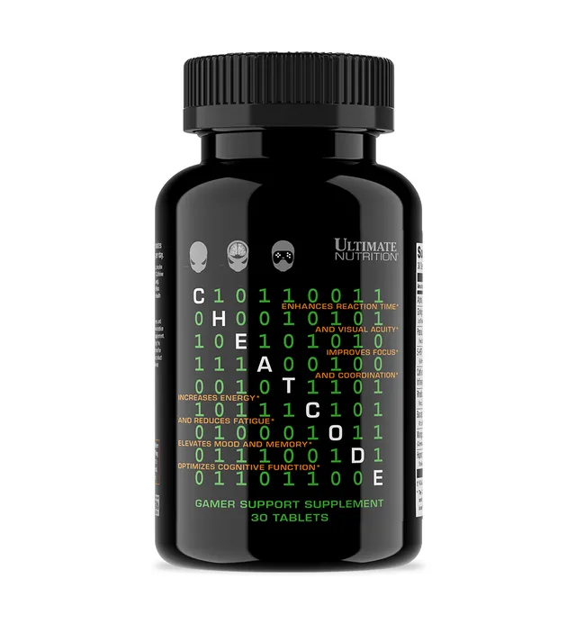 Ultimate Nutrition Cheat Code integratore energia focus con caffeina