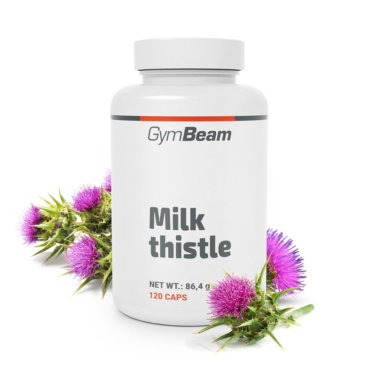 GymBeam Cardo Mariano capsule silimarina 80% per fegato
