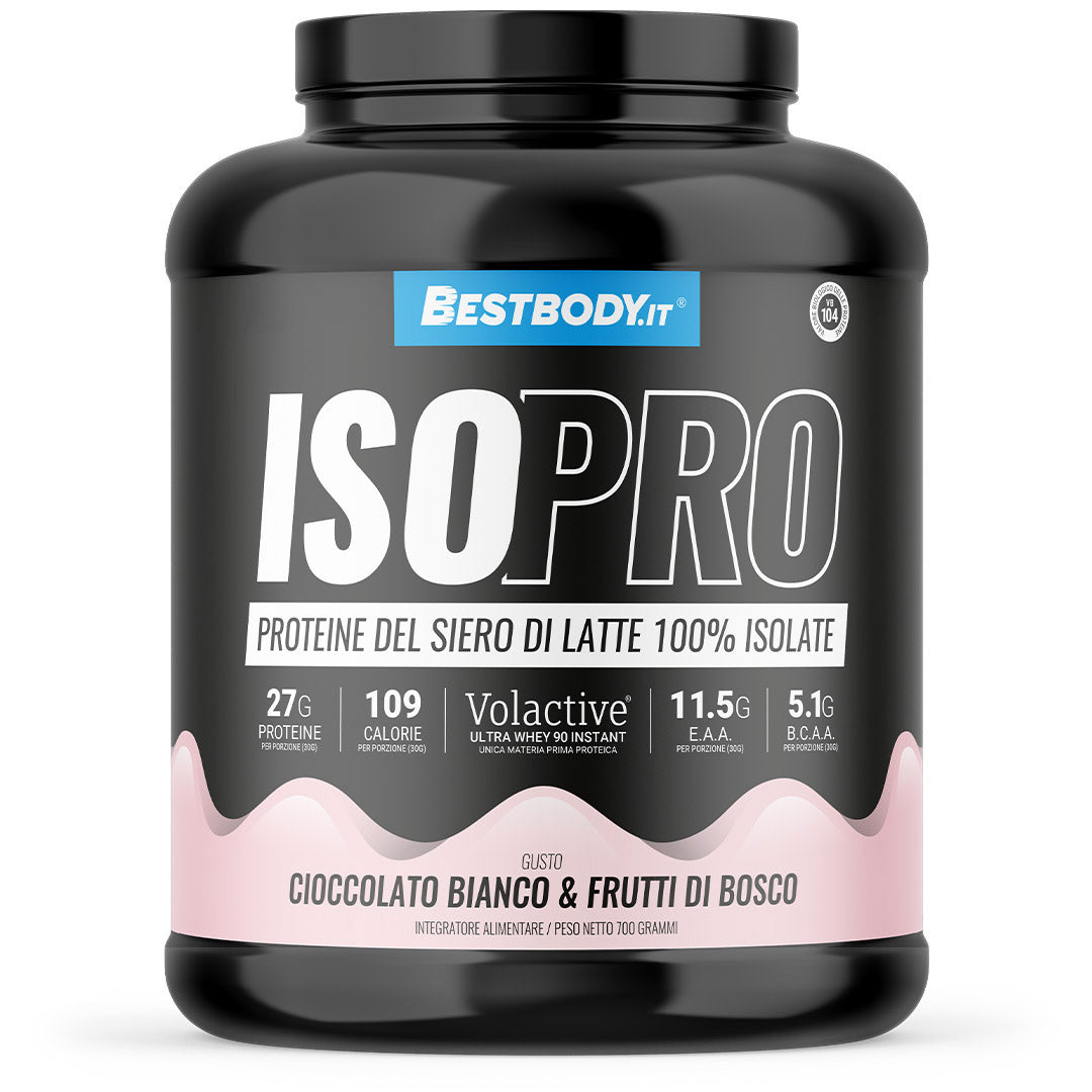 Best Body IsoPro 700g Proteine Whey Isolate Biscotto 27g