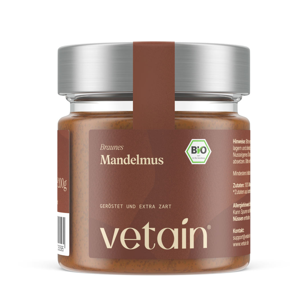 Vetain Snacks Mandelmus Crema Mandorle Bio 200g