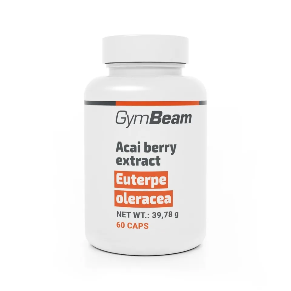GymBeam Estratto Bacche di Acai 10:1 Capsule Vegane Antiossidante