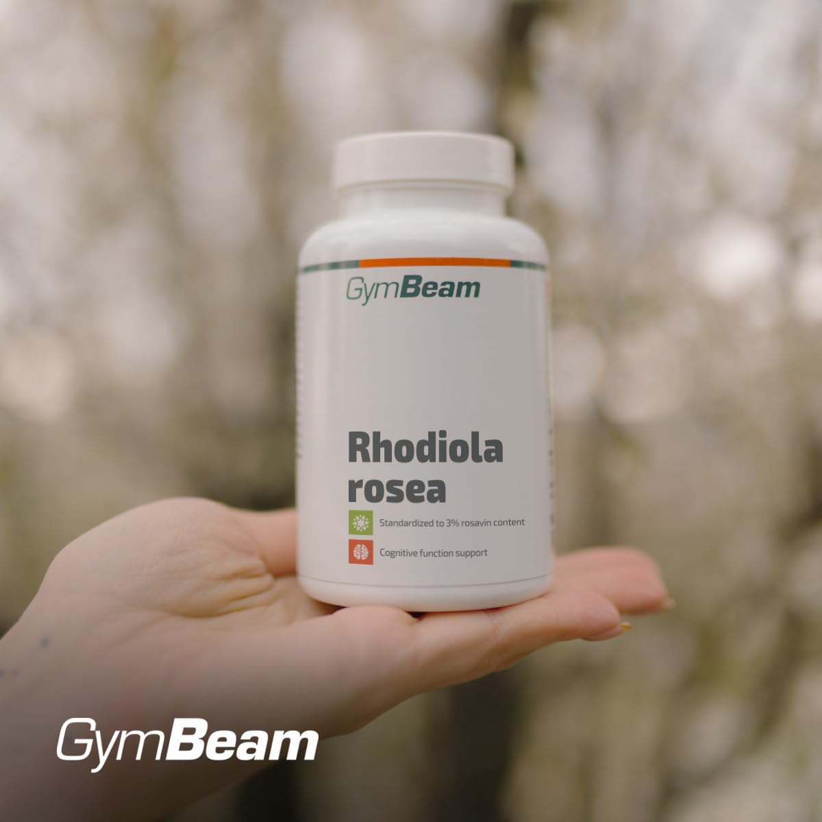 GymBeam Rhodiola Rosea Capsule 90cps Adattogeno