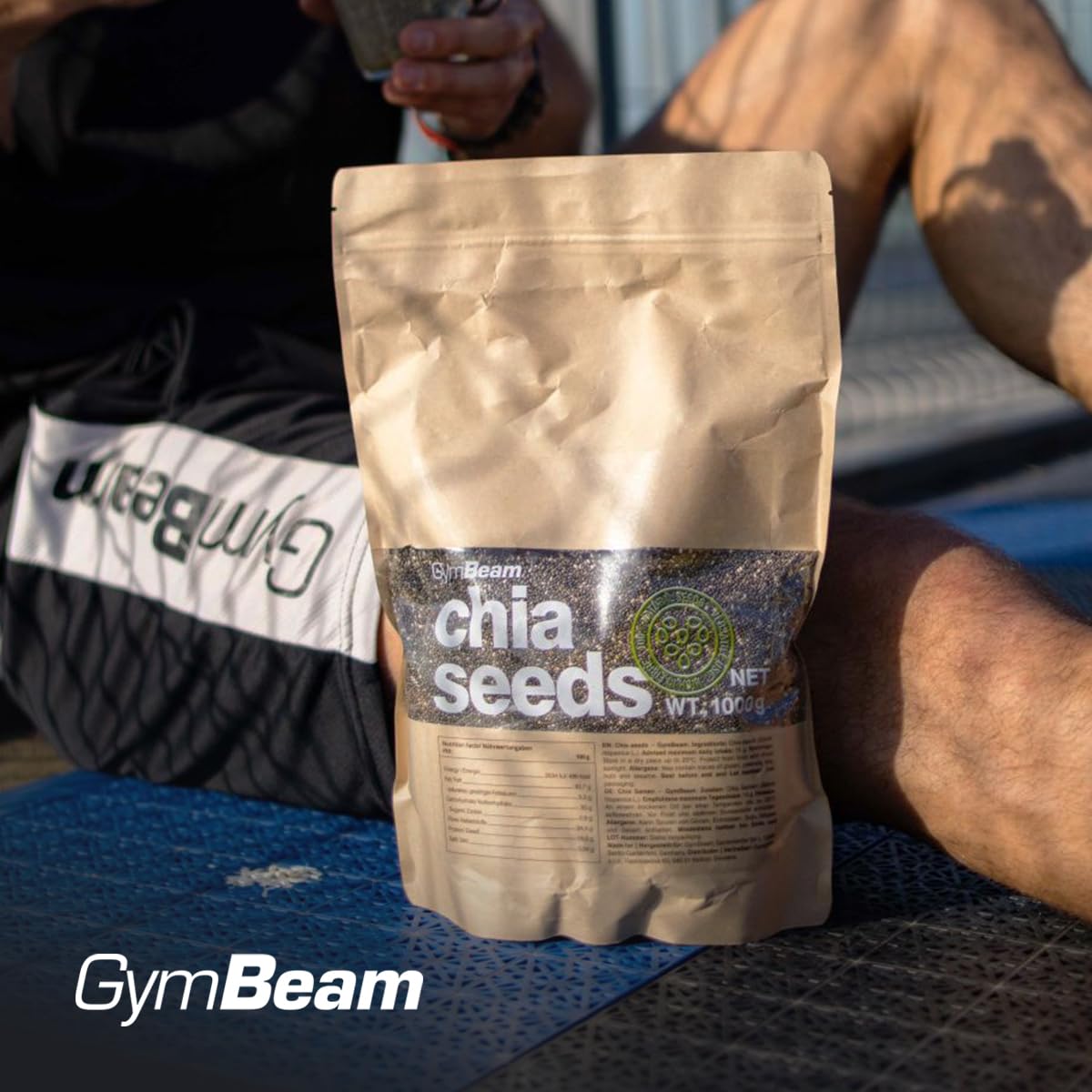 GymBeam Alimentazione Semi di Chia superfood 900g vegani