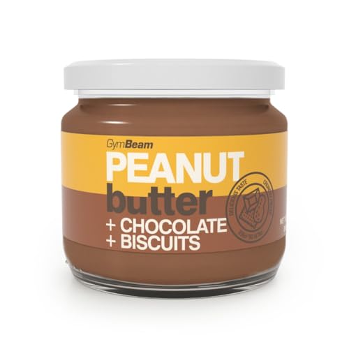 GymBeam Burro Arachidi cioccolato biscotti 340 g cremoso