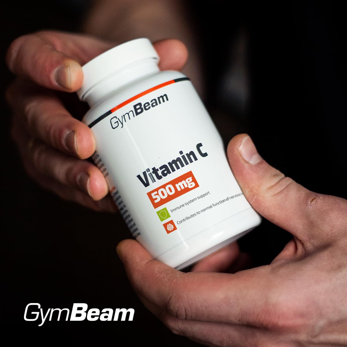 GymBeam Vitamina C 500 mg Capsule Acido Ascorbico Immunità