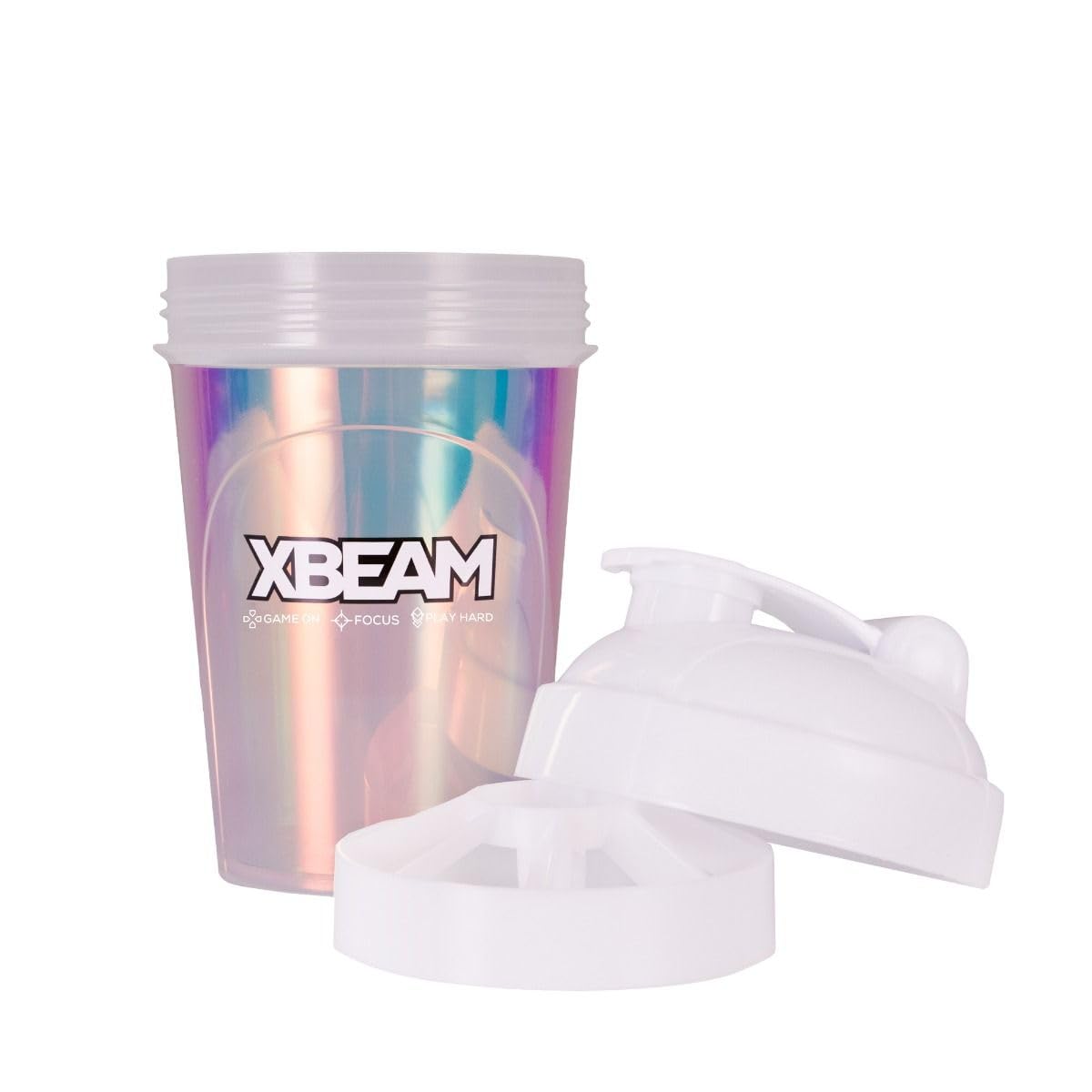 GymBeam XBEAM Shaker 500 ml Olografico con Filtro