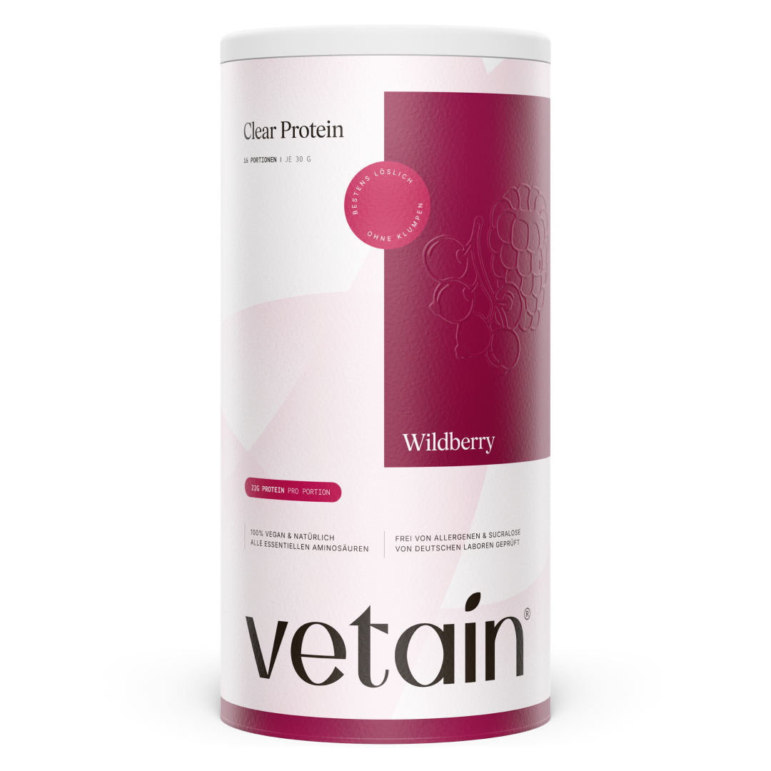 Vetain Clear Protein proteine in polvere Cherry Sour 480g vegan