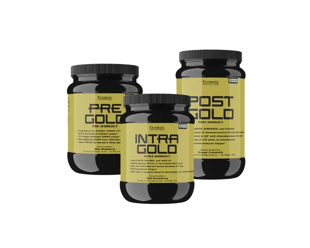 Ultimate Nutrition Workout Stack Pre Intra Post Gold Palestra
