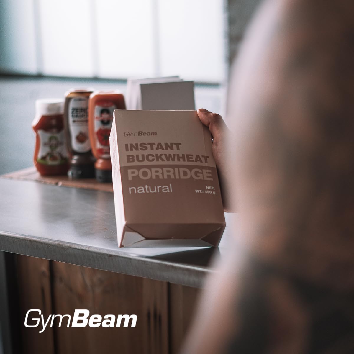 GymBeam Porridge Grano Saraceno neutro 450 g proteico
