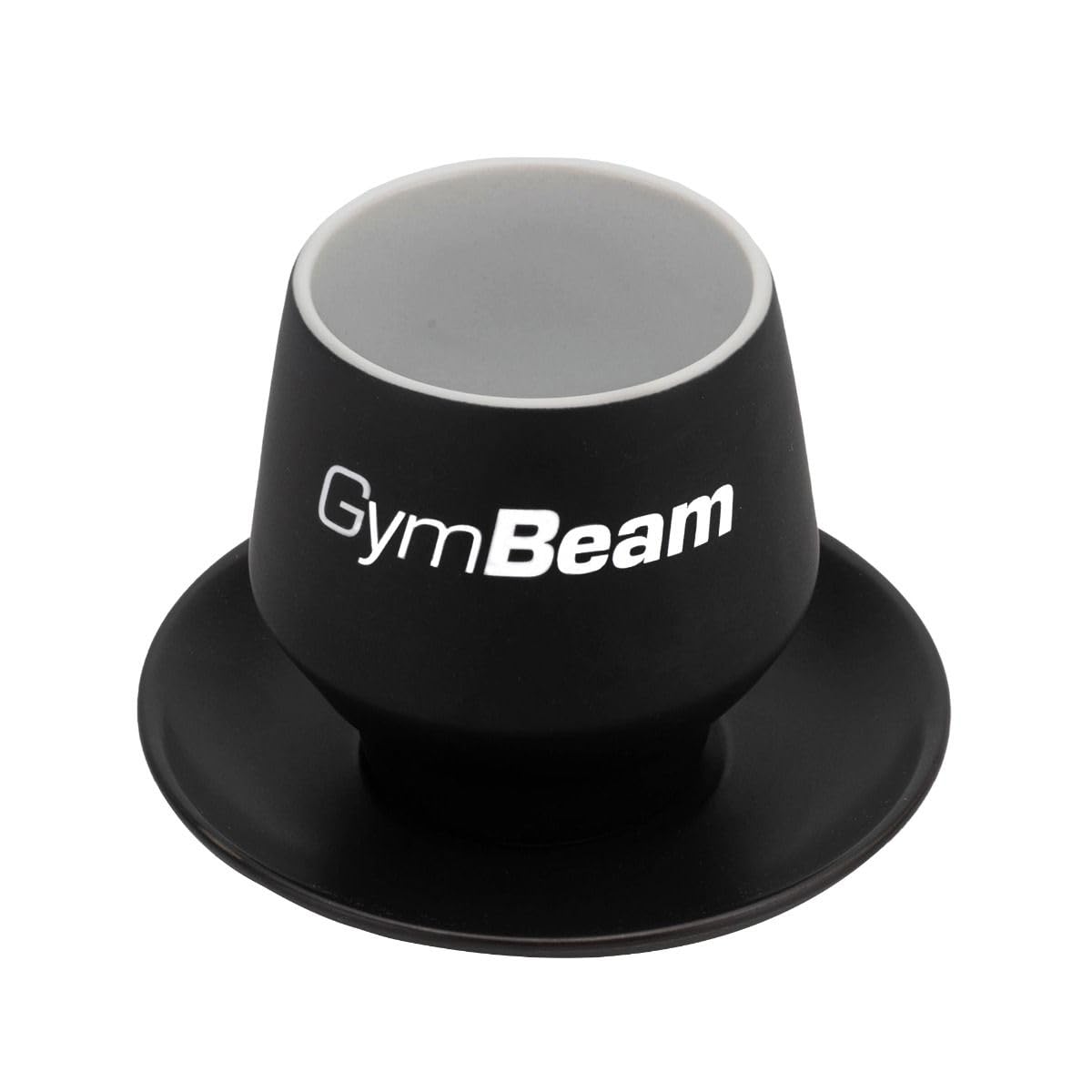 GymBeam Tazza Ceramica 190 ml con Piattino Opaca