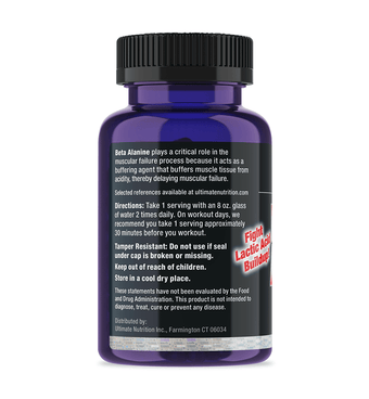 Ultimate Nutrition Beta Alanine Integratore 1500 mg Pre Workout