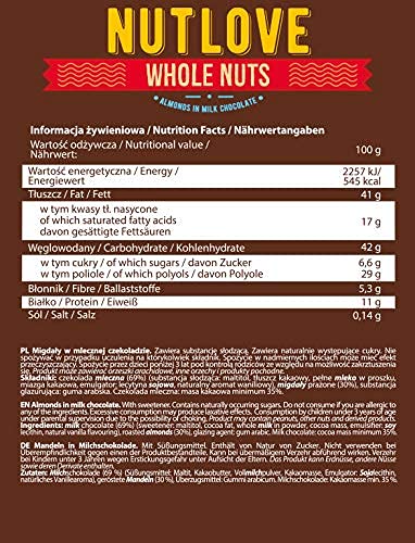 AllNutrition Nutlove mandorle cioccolato al latte 300g