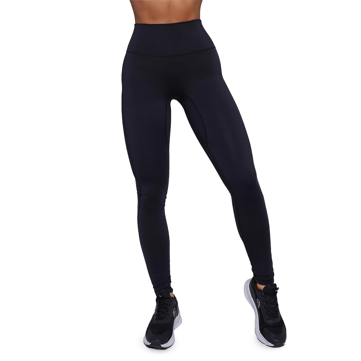 GymBeam Fit Leggings Donna Nero M Vita Alta Stretch