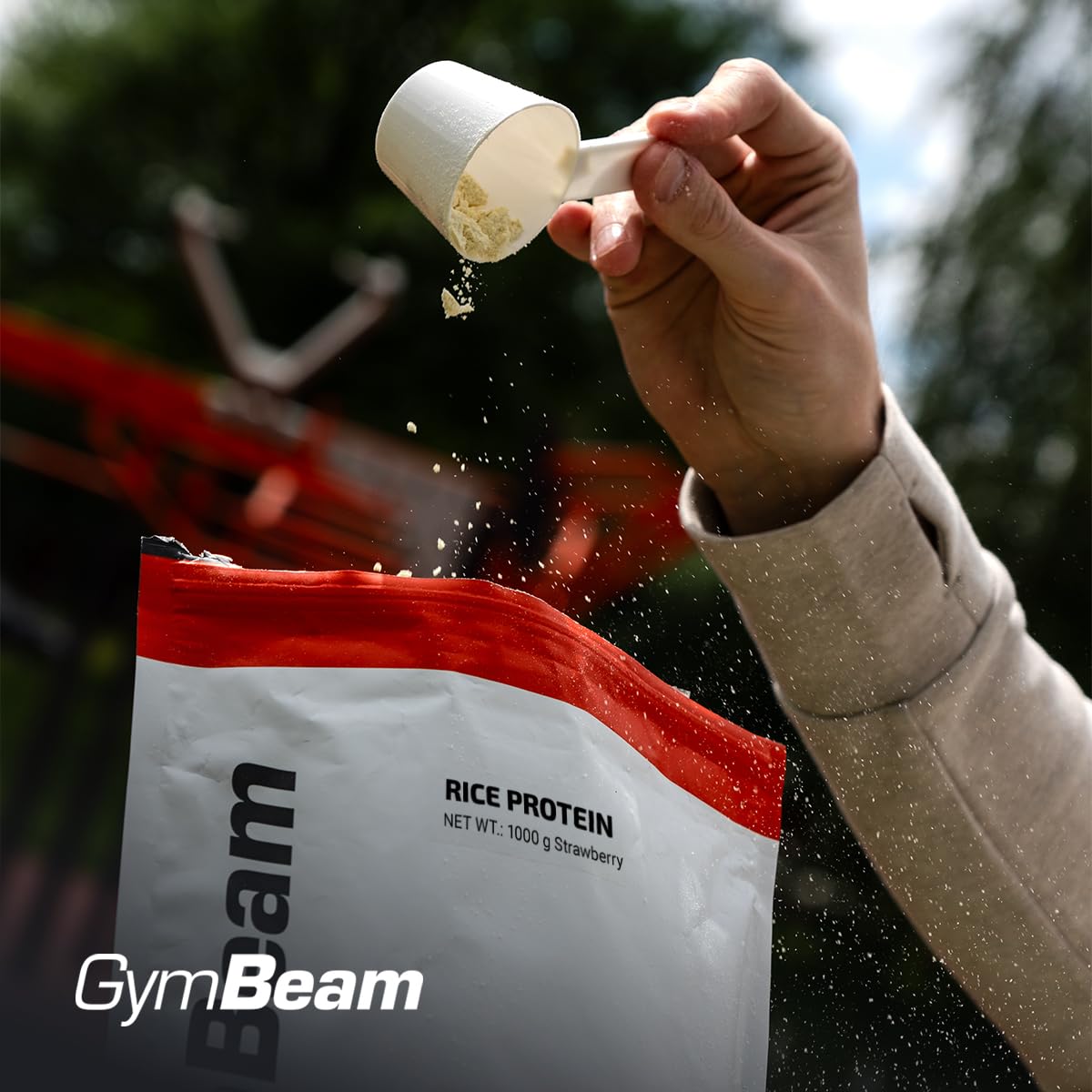 GymBeam Proteine di Riso Cioccolato 1000 g 79%