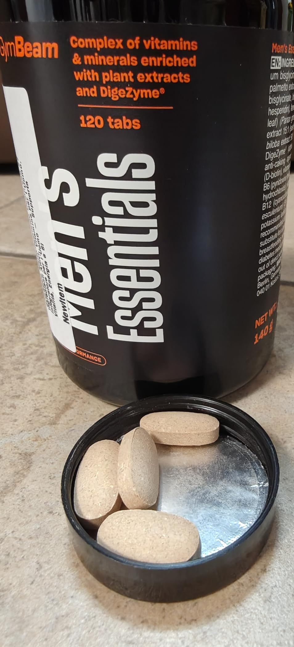 GymBeam Multivitaminico Uomo Multivitaminico 120 cpr 27 ingredienti