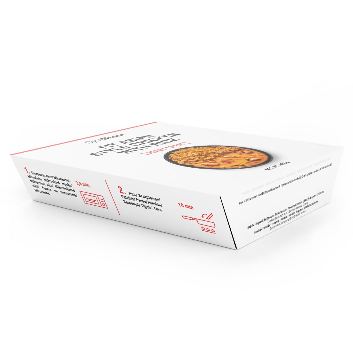 GymBeam Proteine Pollo Riso Asiatico pasto pronto 420g cocco