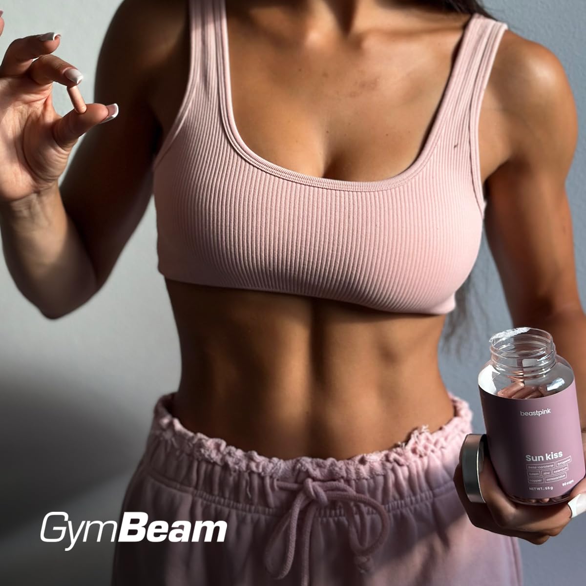 GymBeam Sun Kiss integratore pelle 90 cps zinco
