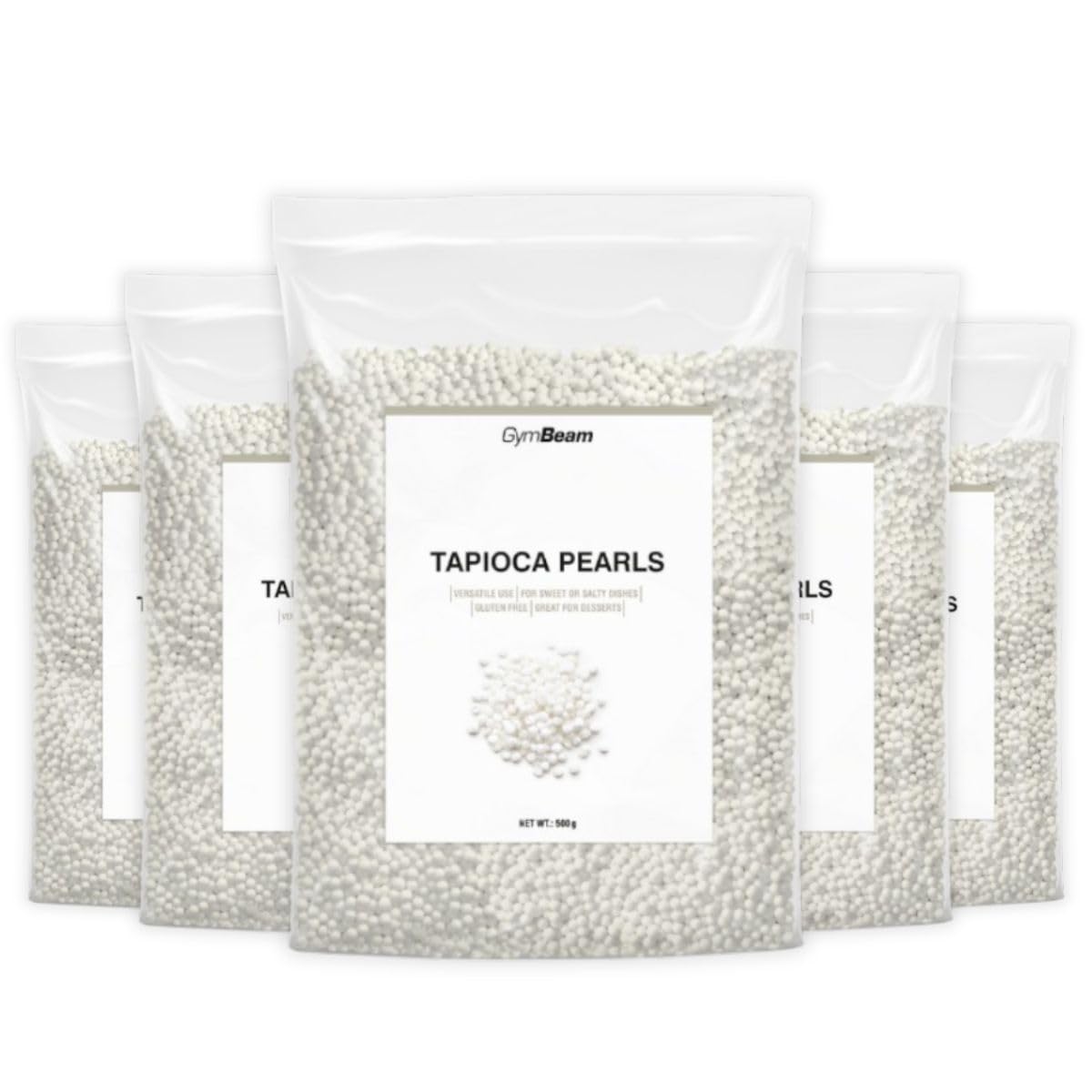 GymBeam Alimentazione Perle di Tapioca 500 g senza glutine vegane
