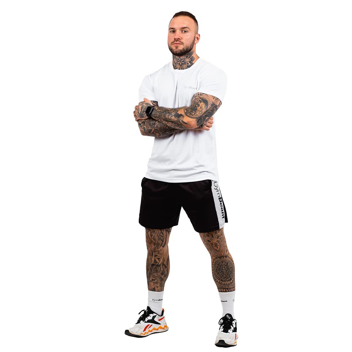 GymBeam TRN Maglietta Uomo t-shirt palestra poliestere