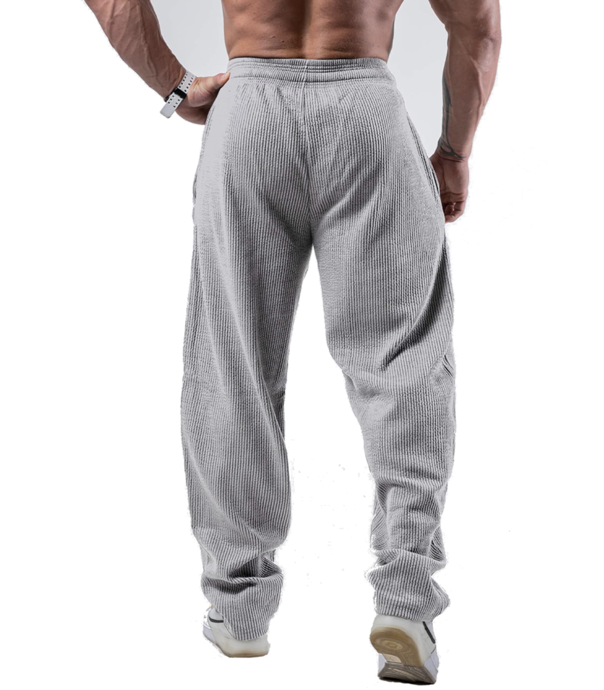 INJECT Hammer Pants Pantaloni Cotone Grigio Costine