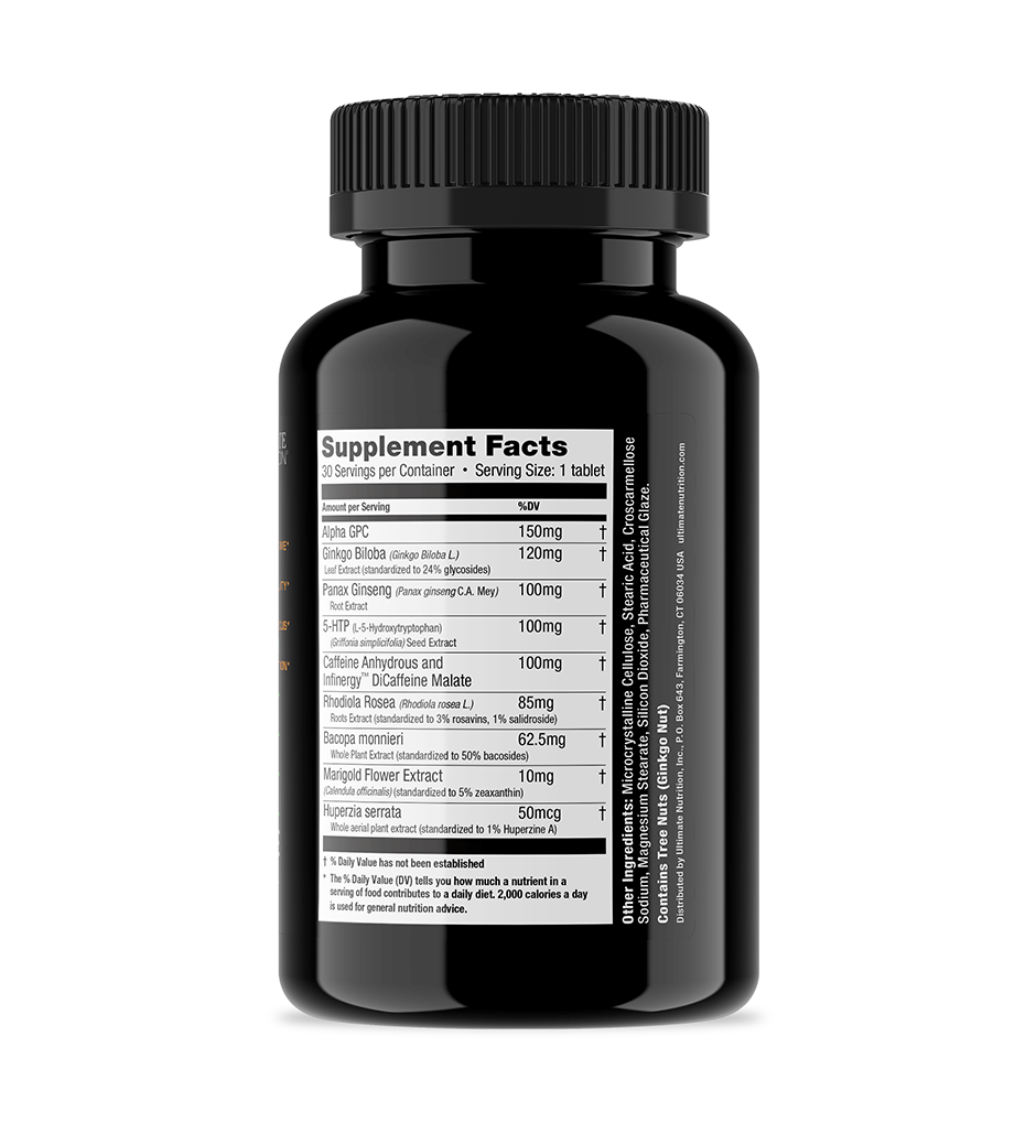 Ultimate Nutrition Cheat Code Nootropic Compresse Gamer Focus