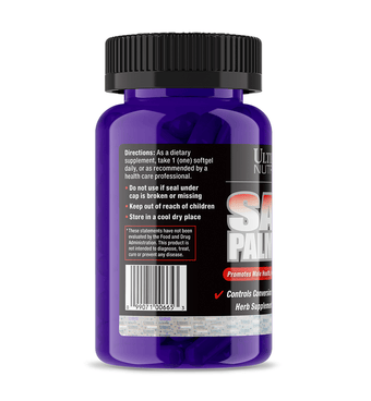 Ultimate Nutrition Saw Palmetto capsule uomo prostata