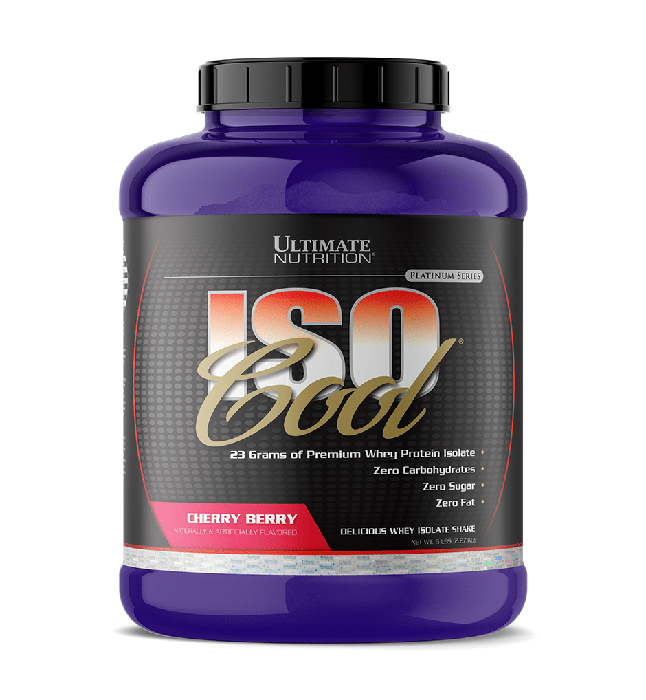 Ultimate Nutrition Isocool Whey Isolate Proteine Vaniglia 2 lbs Zero