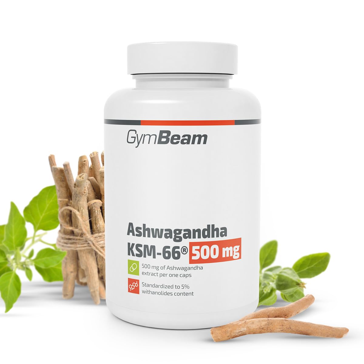 GymBeam Ashwagandha KSM-66 Capsule 90 cps 500 mg