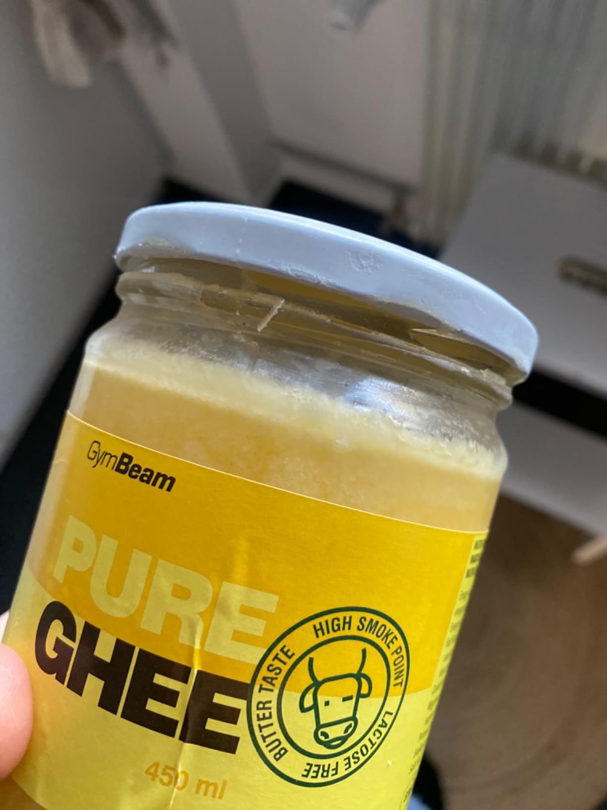 GymBeam Ghee Puro 450g Burro Chiarificato Senza Lattosio