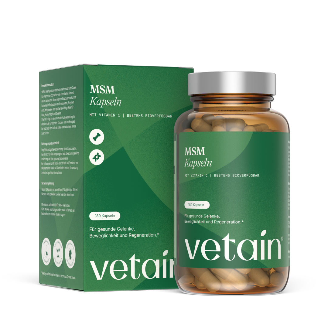 Vetain MSM Zolfo Organico Capsule 180 capsule vegane