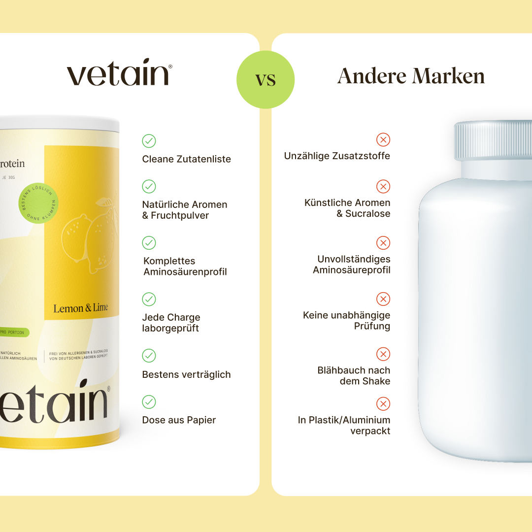 Vetain Clear Protein Limone Lime 480 g Vegana