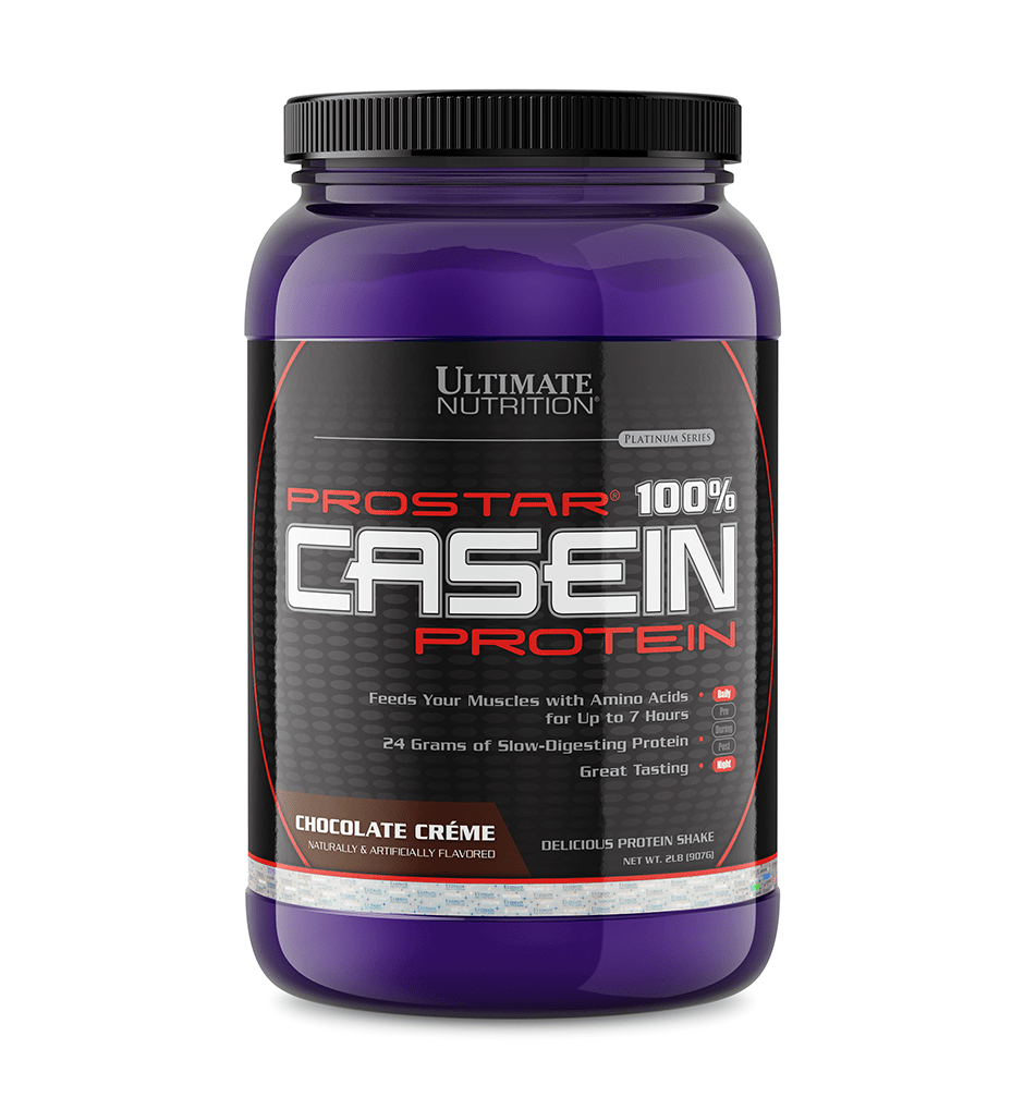 Ultimate Nutrition Prostar 100% Casein proteine Chocolate Creme 2 lbs