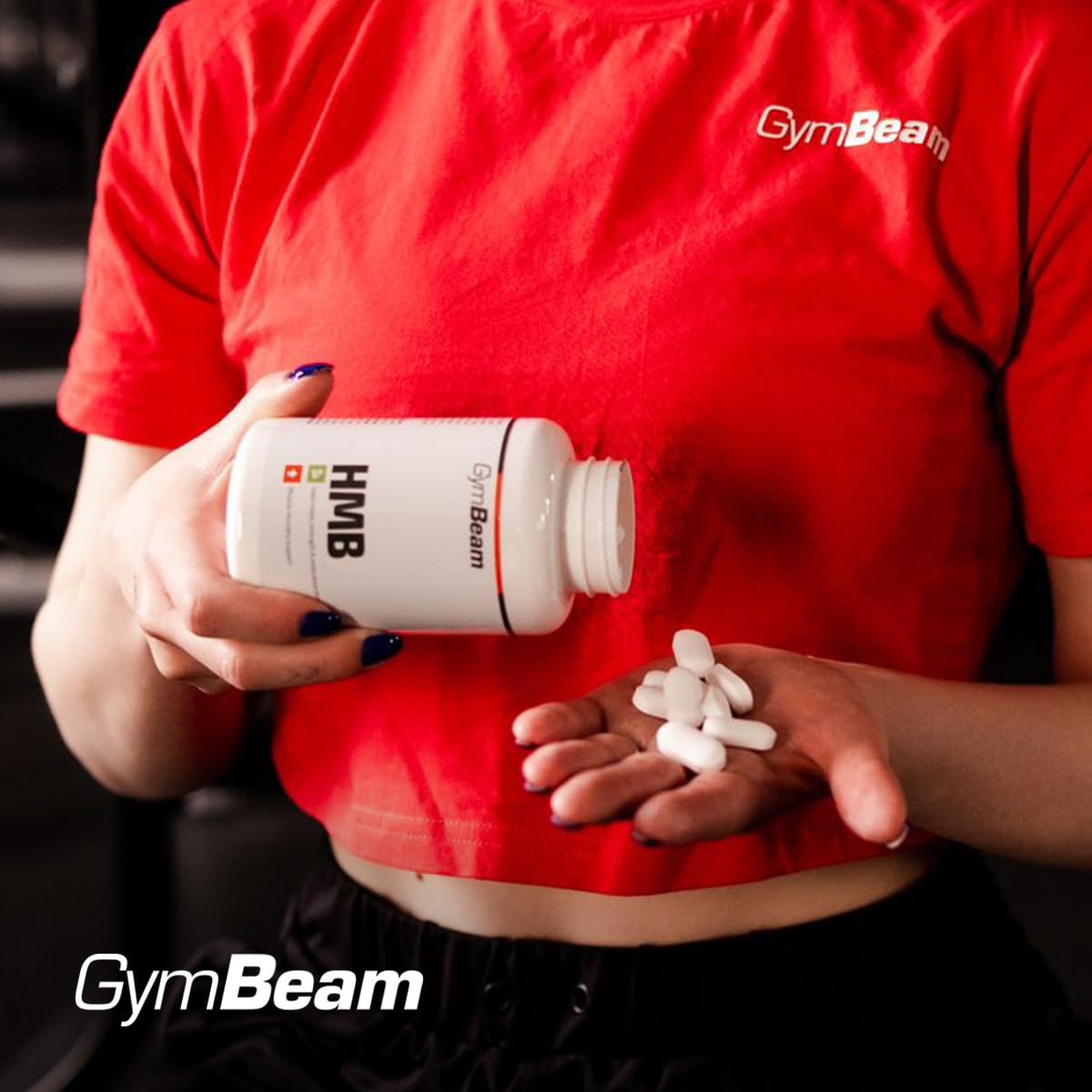GymBeam HMB Compresse Leucina per Massa Muscolare Uso Giornaliero