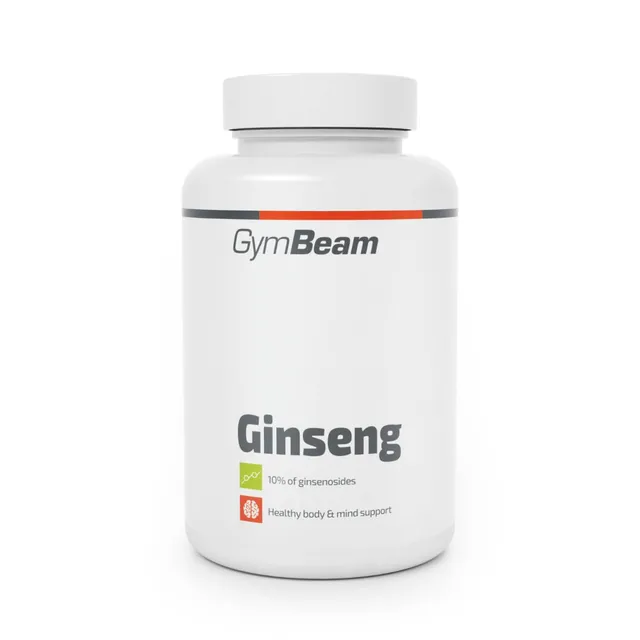 GymBeam Ginseng Rosso Coreano Capsule 90 cps 10% Ginsenosidi