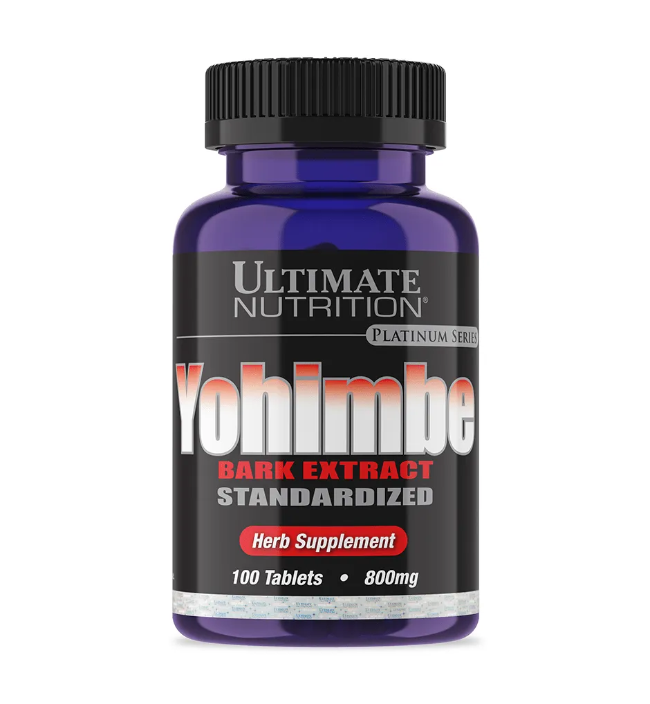 Ultimate Nutrition Yohimbe Bark Integratore Yohimbina Dimagrante