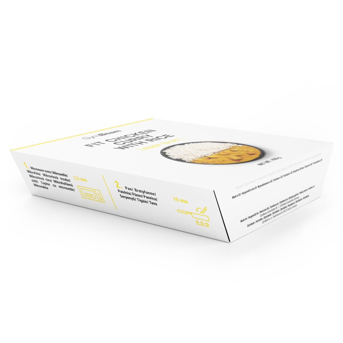 GymBeam Proteine FIT Ready to Eat pasto proteico pollo curry 420 g