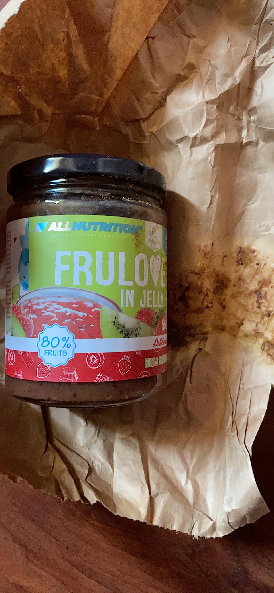AllNutrition FRULOVE Marmellata Kiwi Fragole 500 g Senza Zucchero
