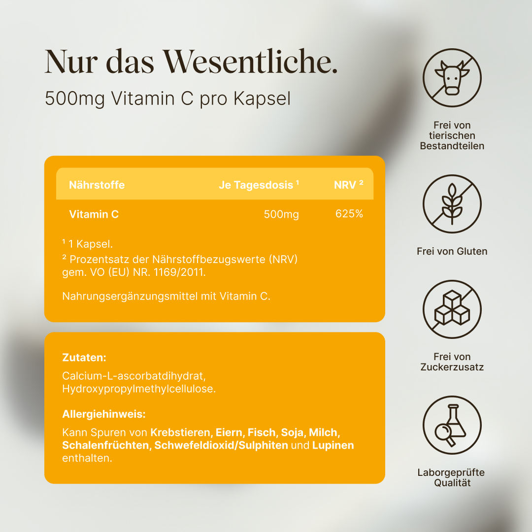 Vetain Vitamina C Tamponata 180 Capsule Immunità Collagene